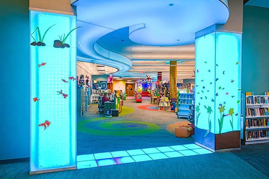 Interior of a children’s library